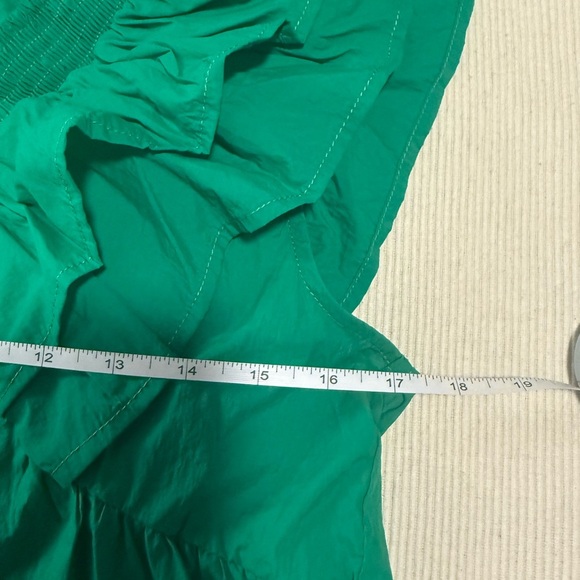Ces Femme Green Ruffled Blouse - Picture 5 of 9